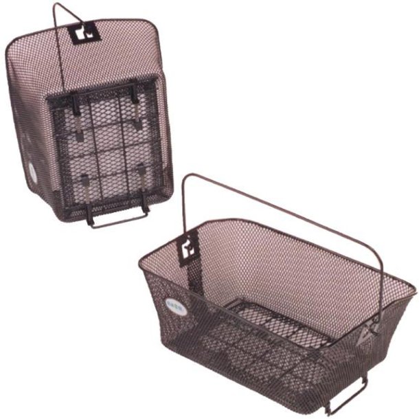 Cykelkurv for rear carrier Basil Como 41 x 31 x 20 cm - fine mesh