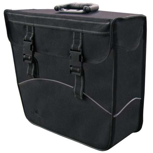 Cykeltaske enkelt til venstre Greenlands 20 liter 37 x 33 x 14 cm - sort