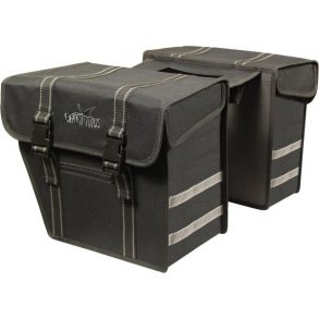 Dobbelt cykeltaske Greenlands Black Line Dobbelt 40 liter 36 x 32 x 18 cm (2x) - sort