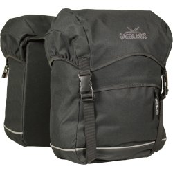 Dobbelt cykeltaske Greenlands 50 liter 32 x 42 x 19 cm (x2) - sort