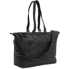 Cykeltaske New Looxs Verla 34 x 18 x 44cm 21 liter - luksuslder - sort