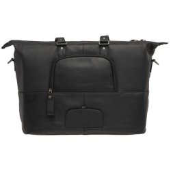 New Looxs laptop cykeltaske i lder Verla sort 21 liter