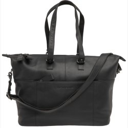 Cykeltaske New Looxs Verla 34 x 18 x 44cm 21 liter - luksuslder - sort