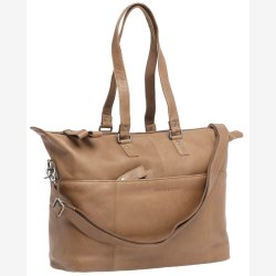 Cykeltaske New Looxs Verla 34 x 18 x 44cm 21 liter - luksus leather - Cognac brun