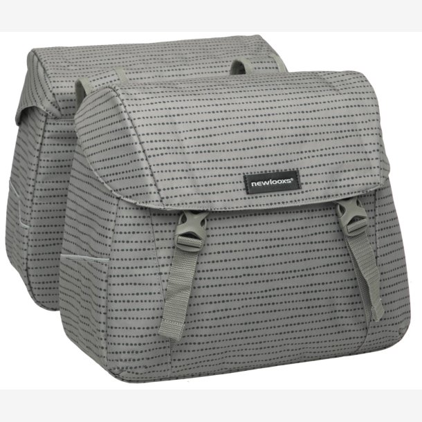 Dobbelt cykeltaske New Looxs Joli Nomi 37,0 liter 38 x 18 x 30 cm (x2) - gr