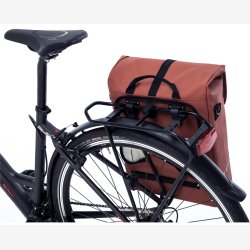 Cykeltaske New Looxs Odense Single 17,5 liter 32 x 16 x 38 cm - rust brun