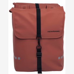Dobbelt cykeltaske New Looxs Odense 39 liter 34 x 16 x 38 cm (x2) - rust brun