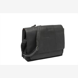 Cykeltaske New Looxs Fellini 18 liters 40 x 15 x 32 cm - made of luxury leather - black