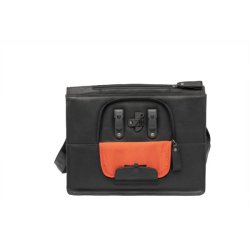 New Looxs laptop cykeltaske Fellini i lder sort 19L 15 tommer