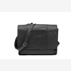 Cykeltaske New Looxs Fellini 18 liters 40 x 15 x 32 cm - made of luxury leather - black