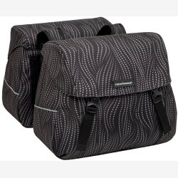 Dobbelt cykeltaske New Looxs Joli Alma 37 liter - 38 x 18 x 30 cm (2x) - sort