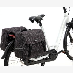 Dobbelt cykeltaske New Looxs Joli Alma 37 liter - 38 x 18 x 30 cm (2x) - sort