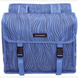 Dobbelt cykeltaske New Looxs Fiori Alma 30 liter - 37 x 12,5 x 33 cm (x2) - bl