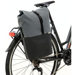 New Looxs cykeltaske single Nyborg mrkegr/sort 17L