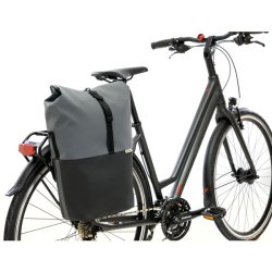 New Looxs cykeltaske single Nyborg mrkegr/sort 17L