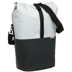 Cykeltaske med PC rum New Looxs Nyborg 17 liter 30 x 17 x 37 cm - lysegr/sort