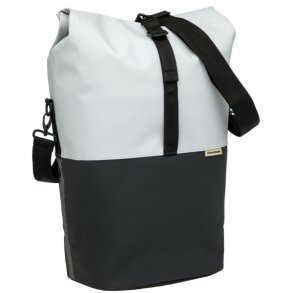 Cykeltaske med PC rum New Looxs Nyborg 17 liter 30 x 17 x 37 cm - lysegr/sort