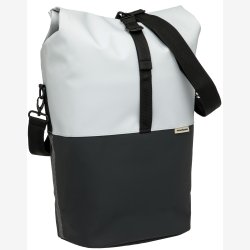 Cykeltaske med PC rum New Looxs Nyborg 17 liter 30 x 17 x 37 cm - lysegr/sort