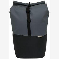 Dobbelt cykeltaske New Looxs Nyborg 34 liter - 30 x 17 x 37cm (x2) - m�rkegr�/sort