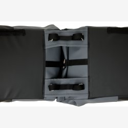 Dobbelt cykeltaske New Looxs Nyborg 34 liter - 30 x 17 x 37cm (x2) - m�rkegr�/sort