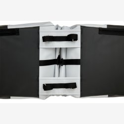 Dobbelt cykeltaske New Looxs Nyborg 34 liter - 30 x 17 x 37cm (x2) - lysegr/sort