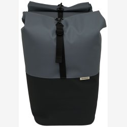 Dobbelt cykeltaske New Looxs Nyborg MIK 34 liter - 30 x 17 x 37cm (x2) - mrkegr/sort