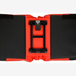 Dobbelt cykeltaske New Looxs Nyborg MIK 34 liter - 30 x 17 x 37cm (x2) - rd/sort