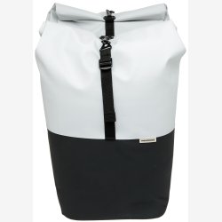 Dobbelt cykeltaske New Looxs Nyborg MIK 34 liter - 30 x 17 x 37cm (x2) - lysegr/sort