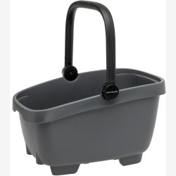 Recycled (hunde)cykelkurv New Looxs Clipper Racktime 2,0 - 28 liter 49 x 37 x 29 cm - antracit