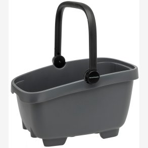 Recycled (hunde)cykelkurv New Looxs Clipper MIK - 28 liter 49 x 37 x 29 cm - antracit