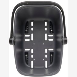 Cykelkurv af genanvendt plast New Looxs Clipper - 28 liter 49 x 37 x 29 cm - mrkegr