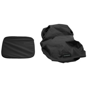 Tilbeh�rspakke til New Looxs Clipper cykelkurv, med bundplade og vandt�t betr�k - sort