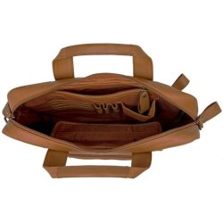 New Looxs brbar cykeltaske Luko i lder cognac 7,5L 15"