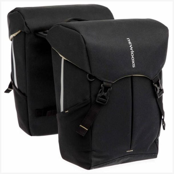 Dobbelt cykeltaske New Looxs Sports MIK 40 liter 32 x 18 x 40 cm (2x) - sort