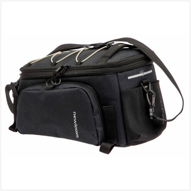 New Looxs bagagebrer cykeltaske Sports Trunkbag sort Racktime 31L