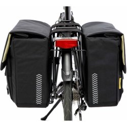 New Looxs cykeltaske dobbelt Tulum sort 32L