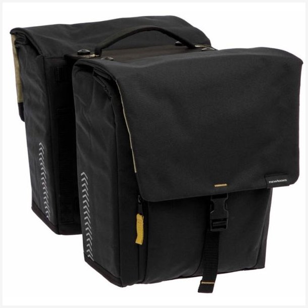 New Looxs cykeltaske dobbelt Tulum sort MIK 32L