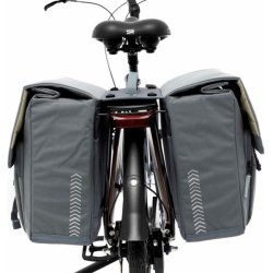 New Looxs cykeltaske dobbelt Tulum grgrn MIK 32L