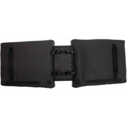 New Looxs cykeltaske dobbelt Tulum aftagelig sort 32L