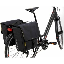 New Looxs cykeltaske dobbelt Tulum aftagelig sort 32L