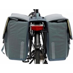 New Looxs cykeltaske dobbelt Tulum aftagelig grgrn 32L