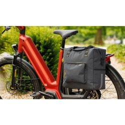 Cykeltaske shopper New Looxs Tulum Camella 26 liter 36 x 22 x 36 cm - sort