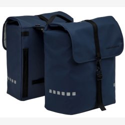 Dobbelt cykeltaske New Looxs Odense MIK 39 liter 34 x 16 x 38 cm (2x) - mrkebl
