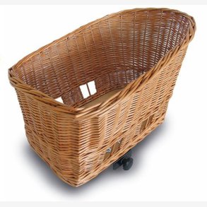 Wicker dog Cykelkurv Basil Pasja large 50cm with quick release 50 x 42 x 33 cm