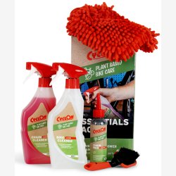 CyklOn pakke med plantebaserede basisvarer til cykelvedligeholdelse