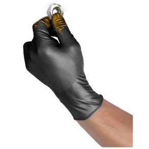 Nitrilhandsker GRIPP-IT - �ske med 50 stk. - sort - XXL