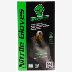 Handsker GRIPP-IT Nitrile M - box of 50 pieces - black