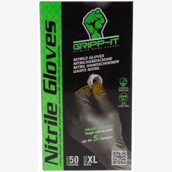Handsker GRIPP-IT Nitrile XL - box of 50 pieces - black