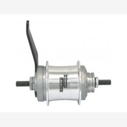 Gearnav Sturmey Archer S2C Duomatic 2-speed fodbremsenav 36 huller - slv