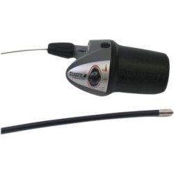 Drejeskifter 8 gear Sturmey Archer HSJ-955 Twistgrip - Sort/S�lv